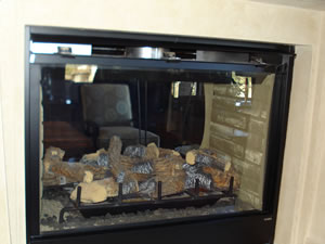 Fireplace Glass Cleaning